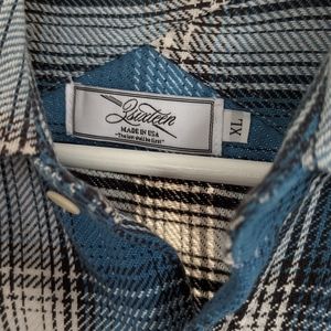 3sixteen crosscut flannel shirt